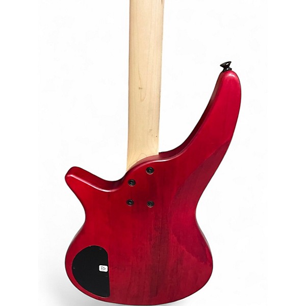 Used Jackson JS SPECTRA STAINED RED Electric Bass Guitar