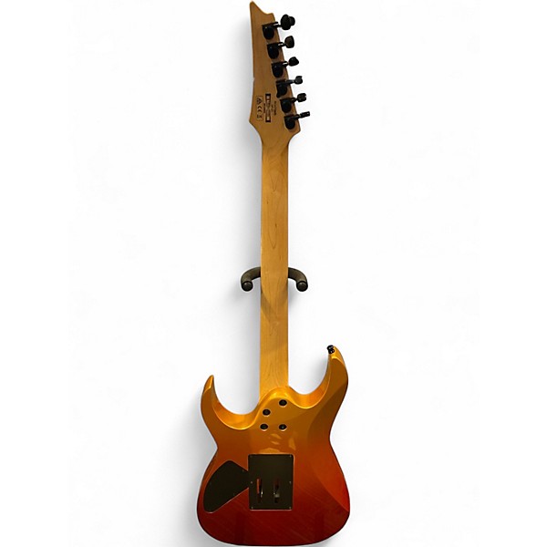Used Ibanez RG470MB gold and orange Solid Body Electric Guitar
