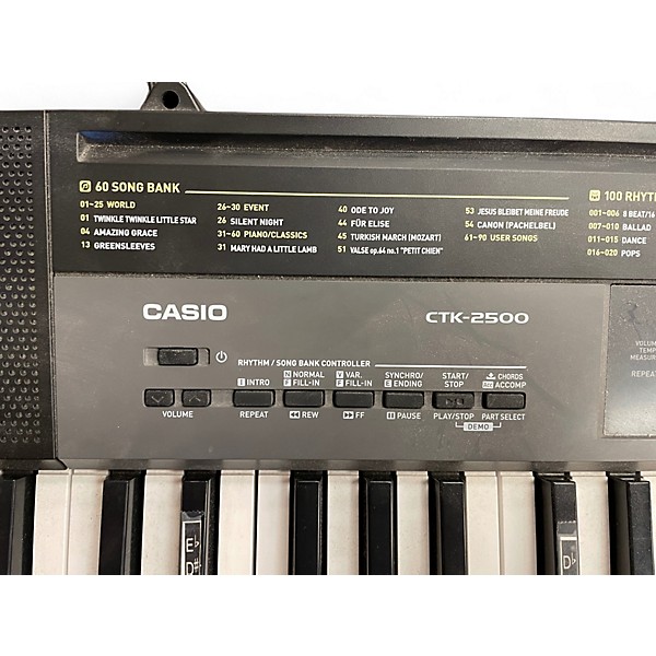 Used Casio CTK-2500 Portable Keyboard
