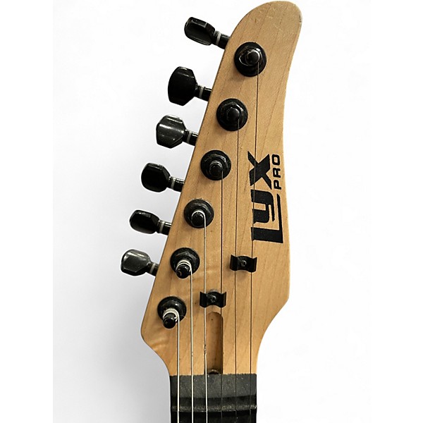 Used Lyx Pro Strat Style Natural Solid Body Electric Guitar