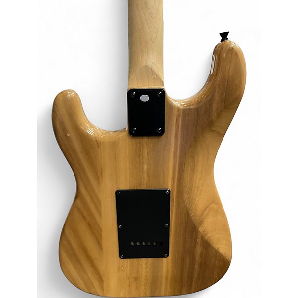 Used Lyx Pro Strat Style Natural Solid Body Electric Guitar