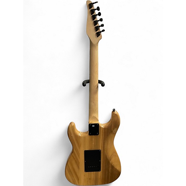 Used Lyx Pro Strat Style Natural Solid Body Electric Guitar