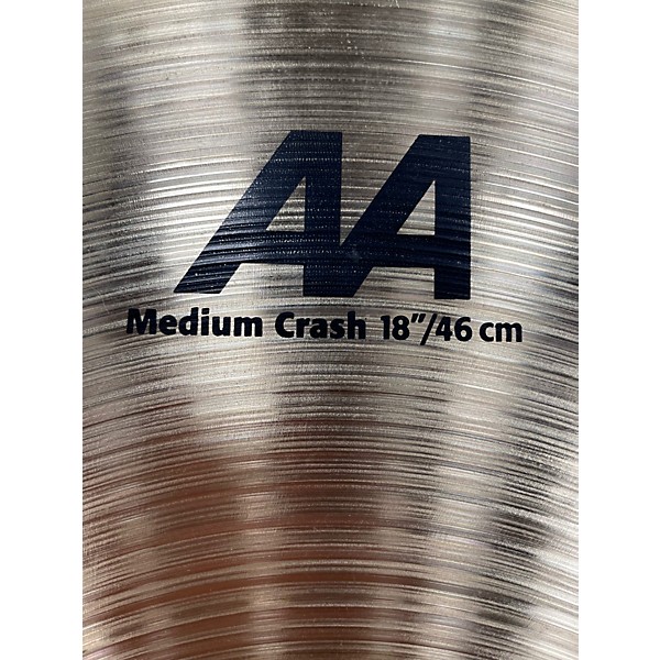 Used SABIAN 18in AA Medium Crash Cymbal