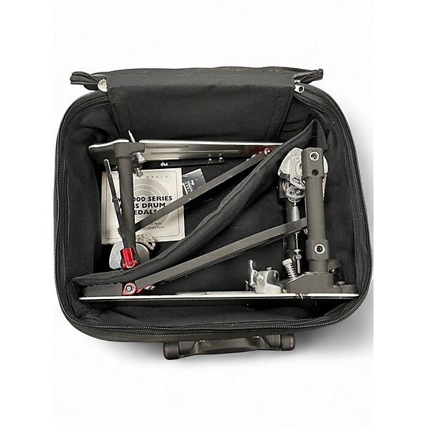 Used DW 9000 Series Double Double Bass Drum Pedal