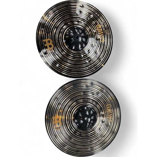 Used MEINL 14in CLASSIC DAR HI HAT PAIR Cymbal