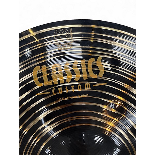Used MEINL 14in CLASSIC DAR HI HAT PAIR Cymbal