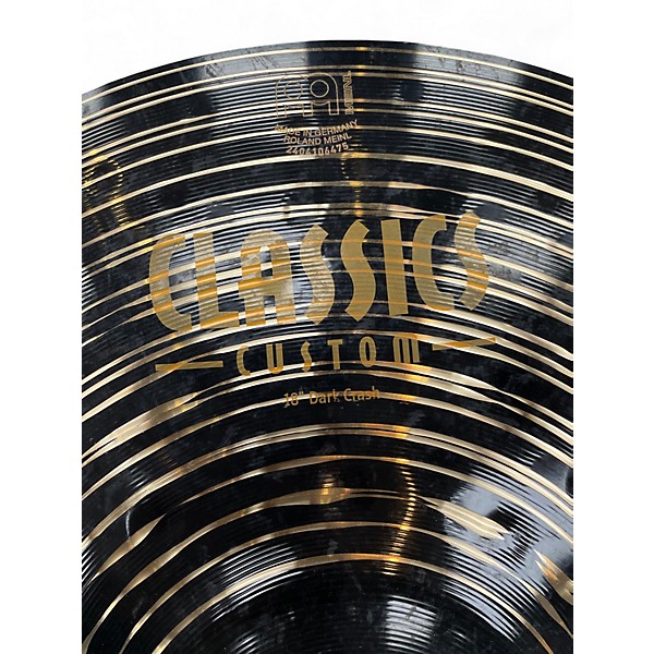 Used MEINL 18in CLASSIC DARK CRASH Cymbal