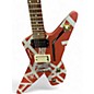 Used EVH Striped Series Shark BURGUNDY RED Solid Body Electric Guitar