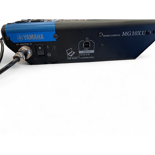 Used Yamaha MG10XU 10 Channel Mixer with Effects Unpowered Mixer