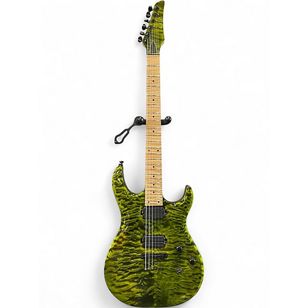 Used 2018 Kiesel DC127 DEEP MOSS GREEN Solid Body Electric Guitar