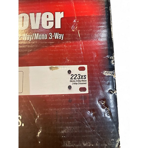 Used dbx 223XS Stereo 2-Way/Mono 3-Way Crossover