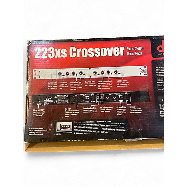 Used dbx 223XS Stereo 2-Way/Mono 3-Way Crossover