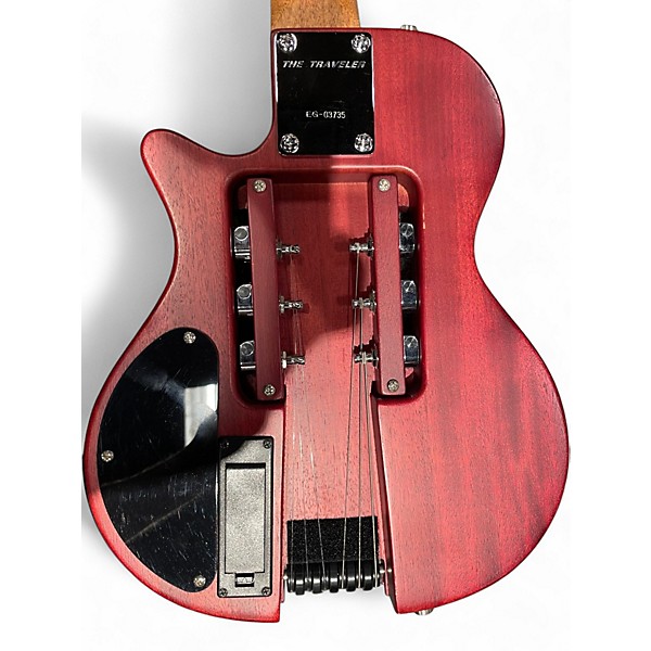 Used Traveler Guitar Escape red Acoustic Guitar