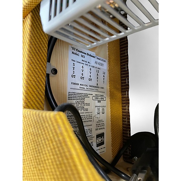 Used Fender '57 Custom Deluxe 12W 1x12 Tube Guitar Combo Amp