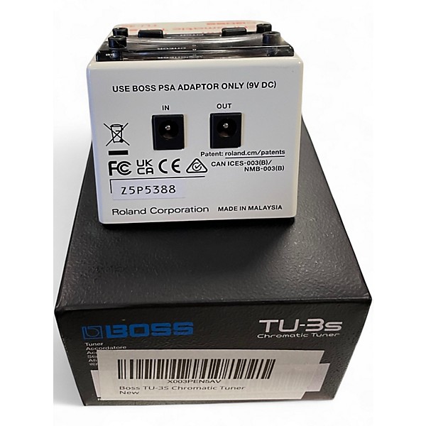 Used BOSS tu3s Tuner Pedal