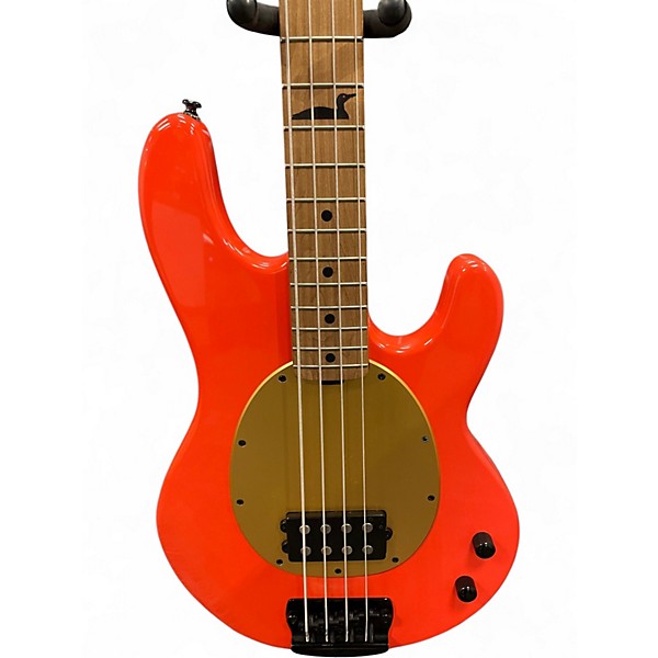Used Sterling by Music Man Pete Wentz Artist Series StingRay Fiesta Red Electric Bass Guitar