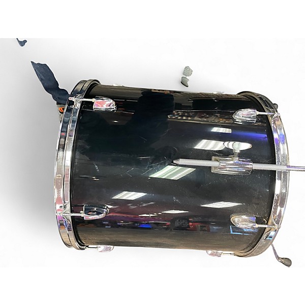 Used Yamaha 5 Piece DP SERIES SHELL KIT WITHH HARDWARE Black Drum Kit