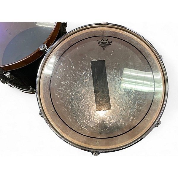 Used Yamaha 5 Piece DP SERIES SHELL KIT WITHH HARDWARE Black Drum Kit