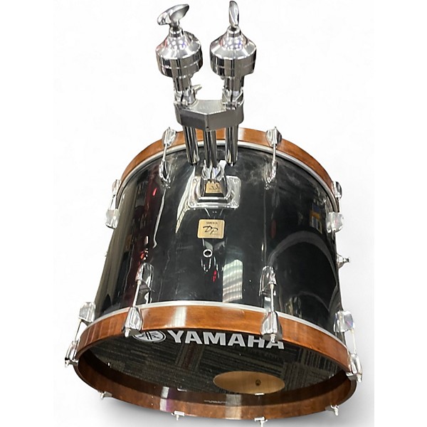 Used Yamaha 5 Piece DP SERIES SHELL KIT WITHH HARDWARE Black Drum Kit