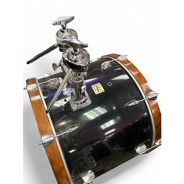 Used Yamaha 5 Piece DP SERIES SHELL KIT WITHH HARDWARE Black Drum Kit