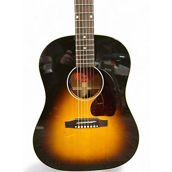 Used 2024 Gibson J45 Custom RED SPRUCE Vintage Sunburst Acoustic Electric Guitar