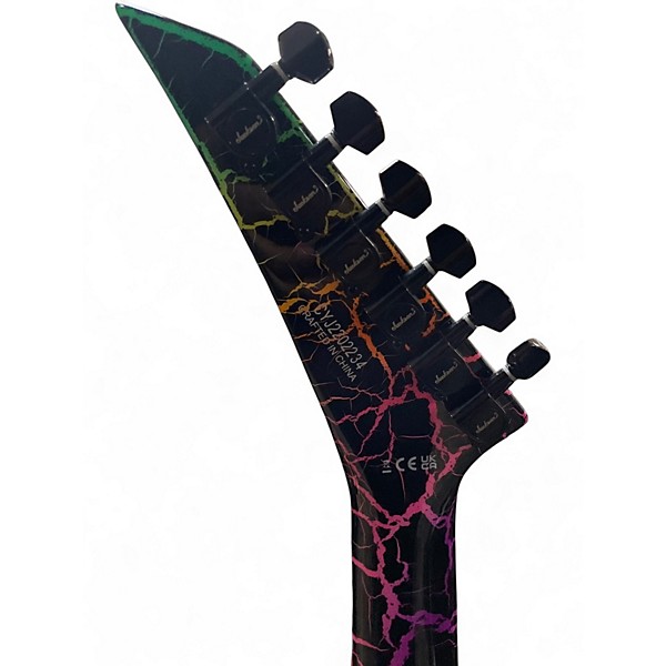 Used Jackson SL3M Rainbow Crackle Solid Body Electric Guitar