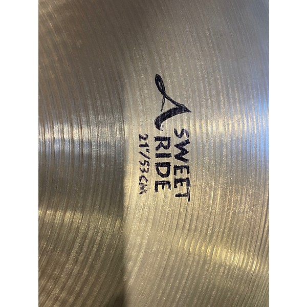 Used Zildjian 21in A Series Sweet Ride Cymbal