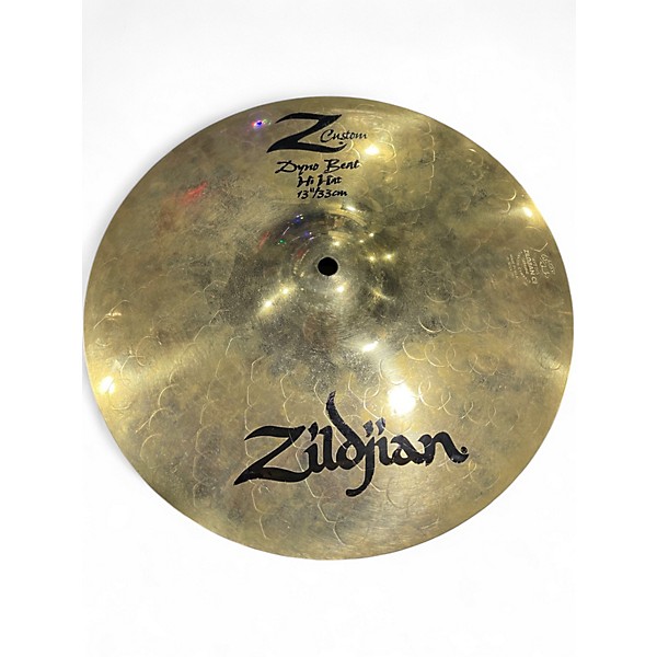 Used Zildjian 13in Z Custom Dyno Beat Hi Hat Cymbal
