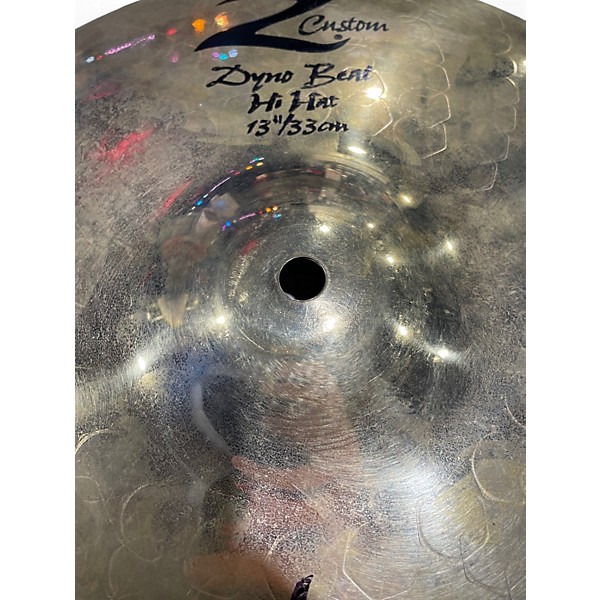 Used Zildjian 13in Z Custom Dyno Beat Hi Hat Cymbal