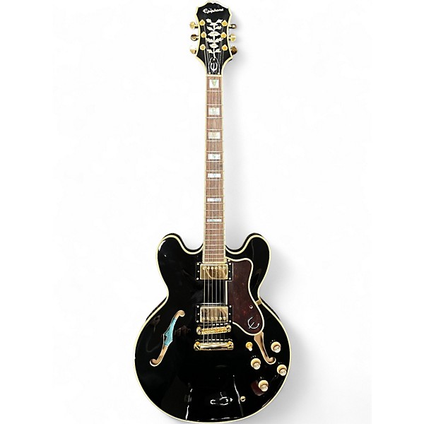 Used Epiphone Sheraton II BLACK Hollow Body Electric Guitar