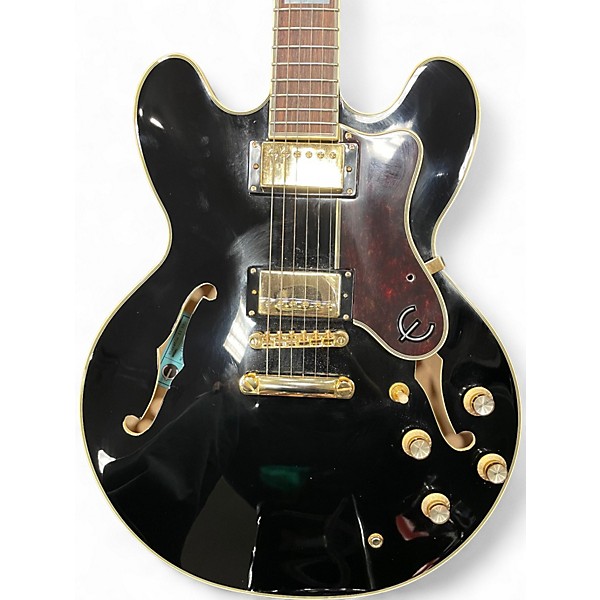 Used Epiphone Sheraton II BLACK Hollow Body Electric Guitar