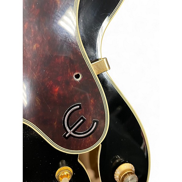 Used Epiphone Sheraton II BLACK Hollow Body Electric Guitar