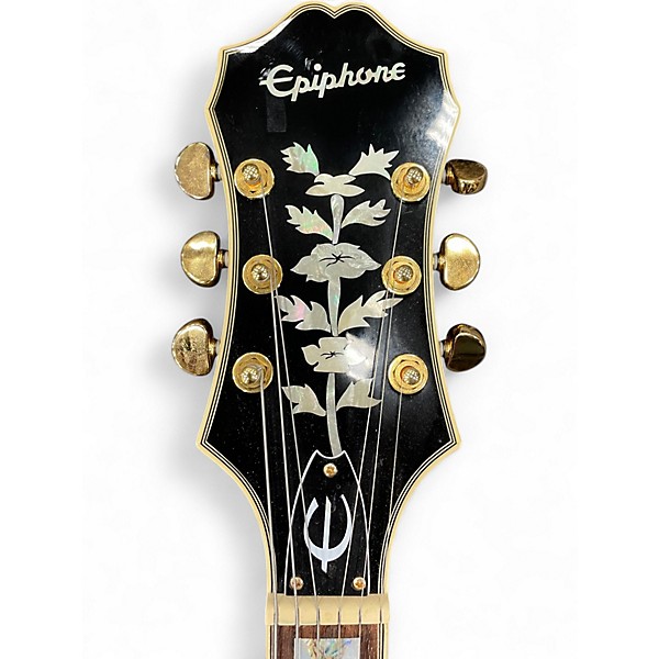 Used Epiphone Sheraton II BLACK Hollow Body Electric Guitar