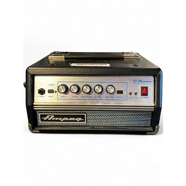 Used Ampeg Micro-VR 200W Bass Amp Head