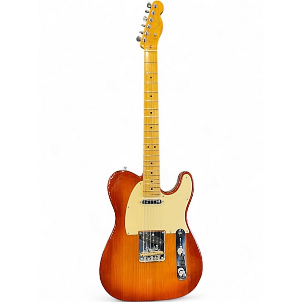 Used 2021 Fender American Professional II Telecaster Sienna Sunburst Solid Body Electric Guitar