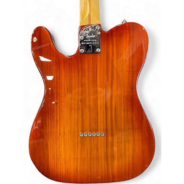 Used 2021 Fender American Professional II Telecaster Sienna Sunburst Solid Body Electric Guitar