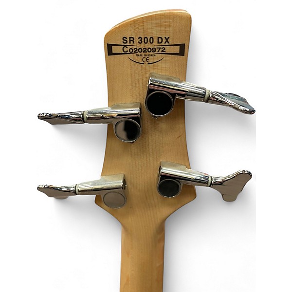 Used Ibanez SR300DX Burgundy Mist Electric Bass Guitar