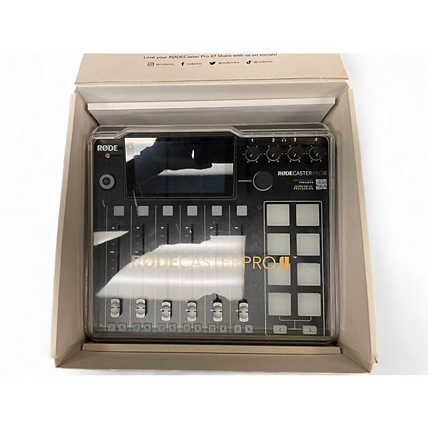 Used RODE RODECaster PRO II MultiTrack Recorder