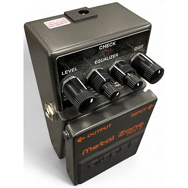 Used BOSS MT2 Metal Zone Distortion Effect Pedal