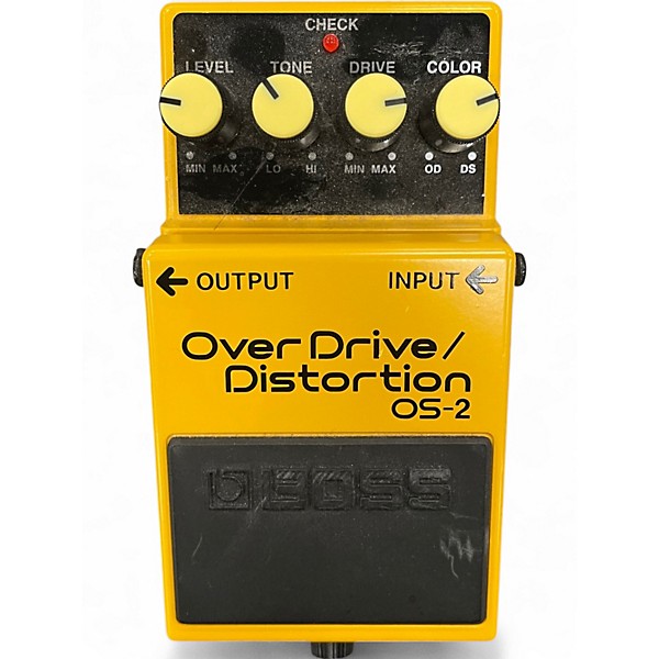 Used BOSS OS2 Overdrive Distortion Effect Pedal