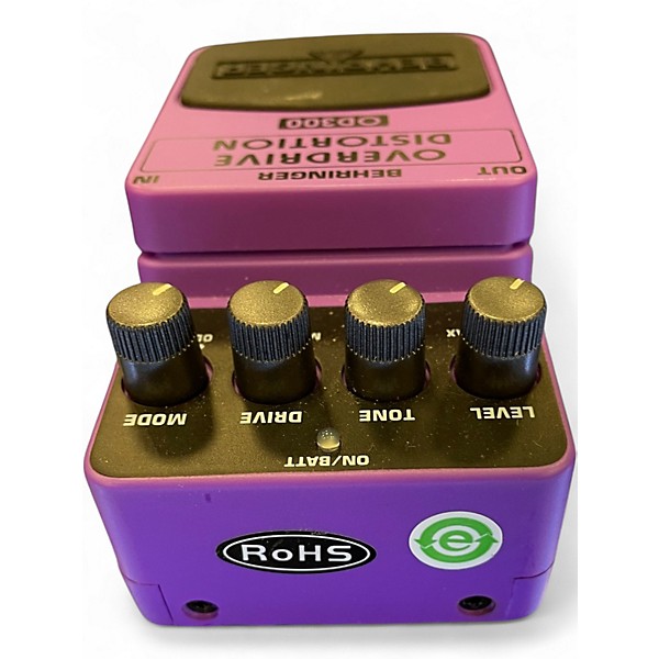 Used Behringer OD300 Overdrive/Distortion Effect Pedal
