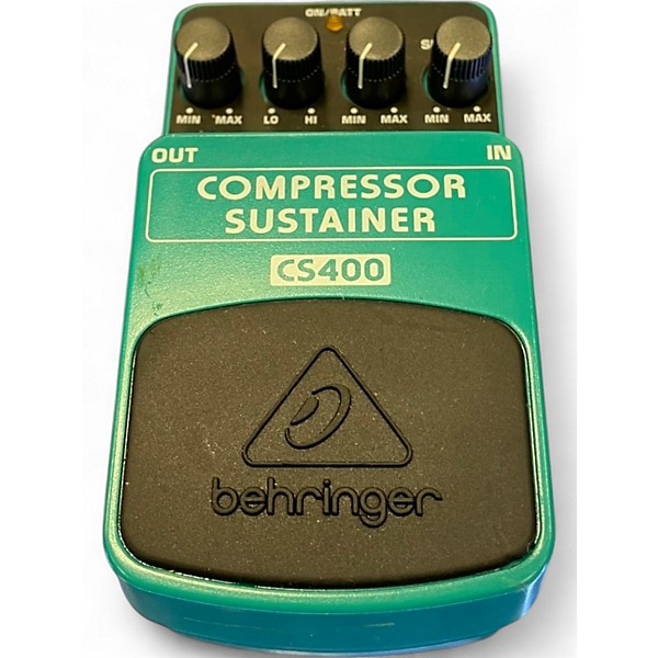 Used Behringer CS400 Compressor Sustainer Effect Pedal