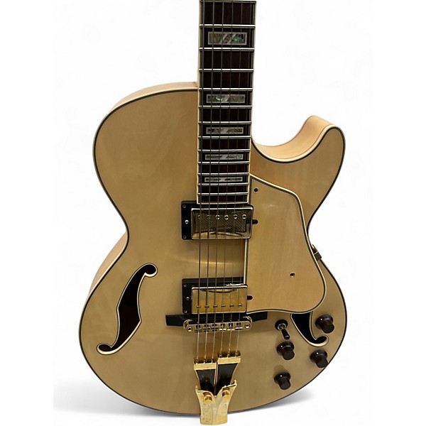 Used Ibanez ag-100 Natural Hollow Body Electric Guitar