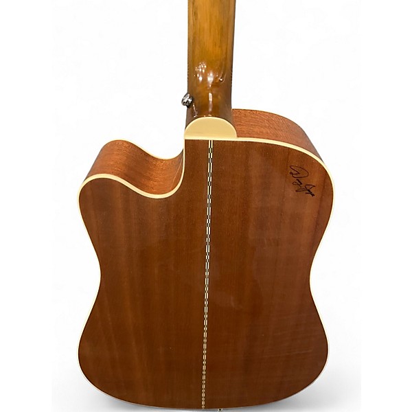 Used Zager ZAD-50CE Natural Acoustic Electric Guitar