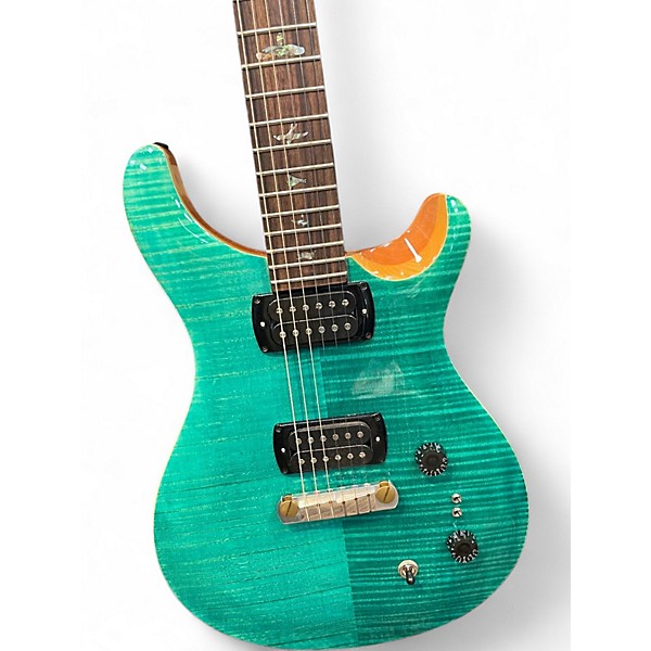 Used PRS SE Paul's Guitar Turquoise Solid Body Electric Guitar