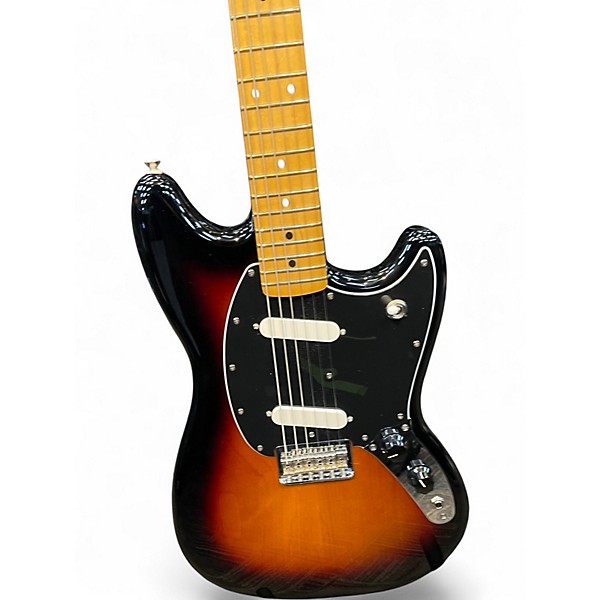 Used 2025 Fender Player II Mustang 3 Color Sunburst Solid Body Electric Guitar