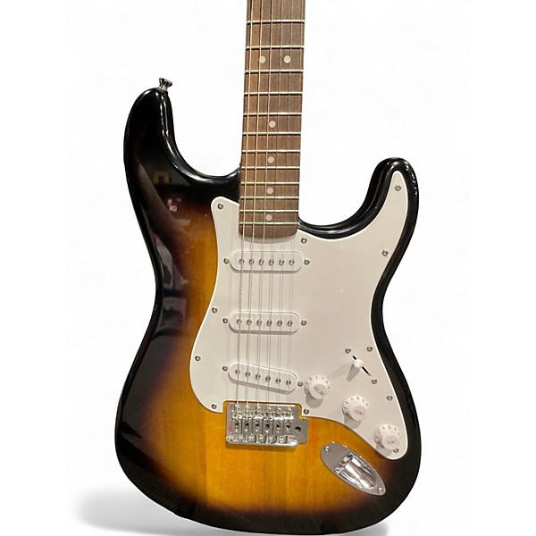 Used Squier Standard Stratocaster Sunburst Solid Body Electric Guitar