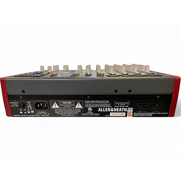Used Allen & Heath ZED10FX Unpowered Mixer