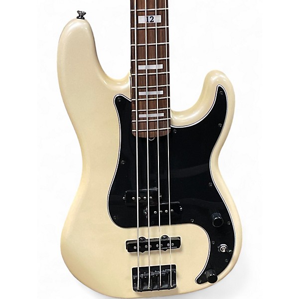 Used 2019 Fender Duff McKagan Signature Bass White Pearl Electric Bass Guitar