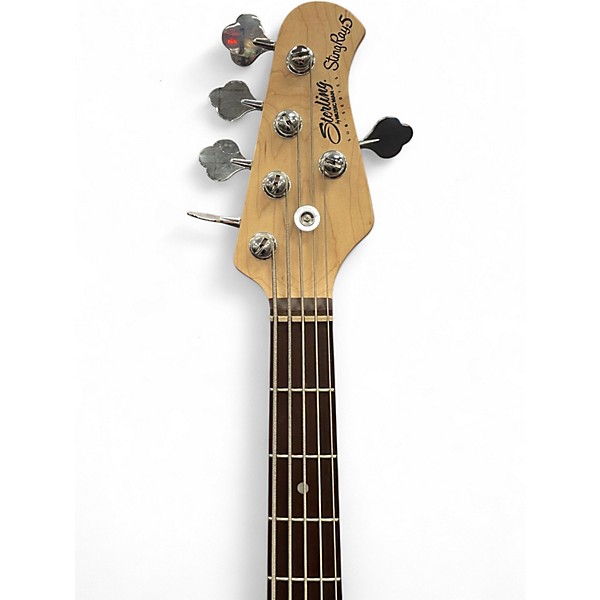 Used Sterling by Music Man STINGRAY 5 HH mystic blue Electric Bass Guitar